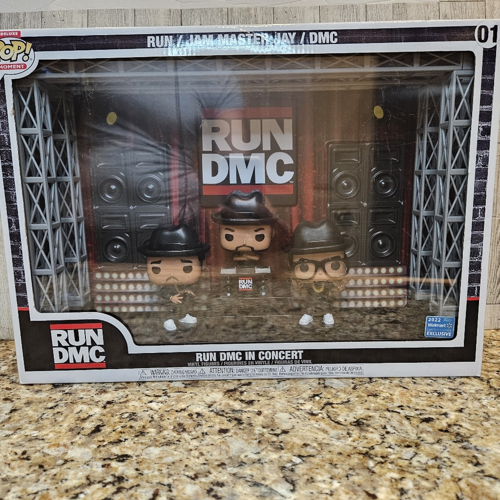 Run DMC in Concert Funko Deluxe Pop! Moment R #01 Vinyl Figurines 2022 Ltd Edt